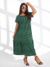 Платье Южанка (зигзаг-зеленый) - 1